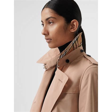 burberry detachable hood taffeta trench coat chalk pink|burberry taffeta trench coat.